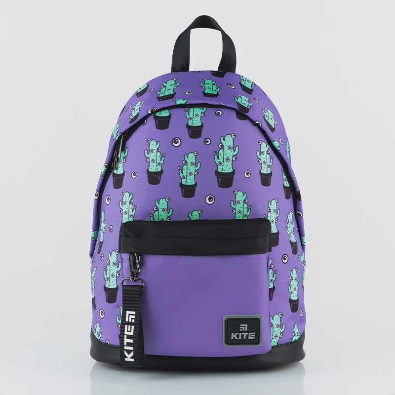 Rucsac ușor cu etichetă 3D pentru o elevă de 13 ani, violet Kite