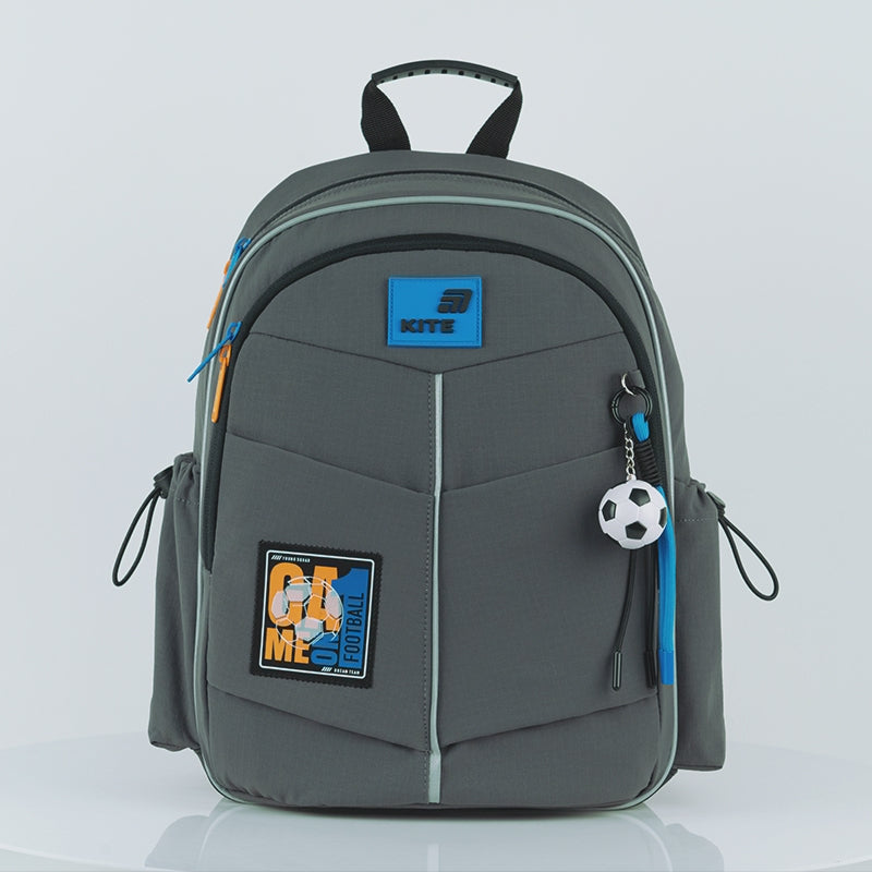 Rucsac școlar ortopedic Kite Game pentru băieți 6-8 ani, din material ripstop
