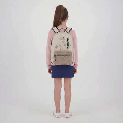 Rucsac școlar anatomic Kite Molang bej pentru adolescenți 9-12 ani