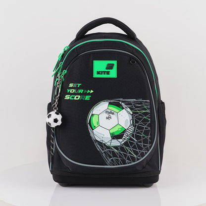 Rucsac școlar ortopedic Kite Football pentru băieți, cu motiv de fotbal