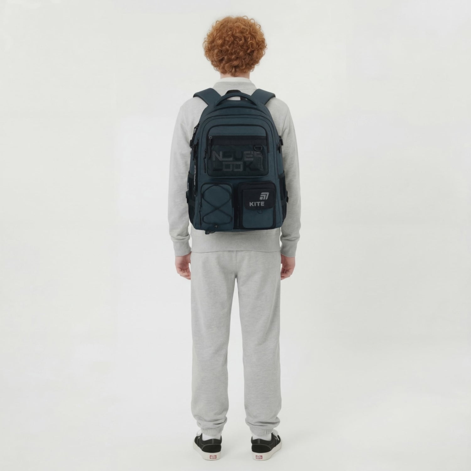 Rucsac Kite Future pentru copii, cu o capacitate mare pentru laptop și tabletă, cu șireturi